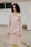 BASERANGE short wrap skirt SKSKW-LC-SP24 light pink (SKSKW1)
